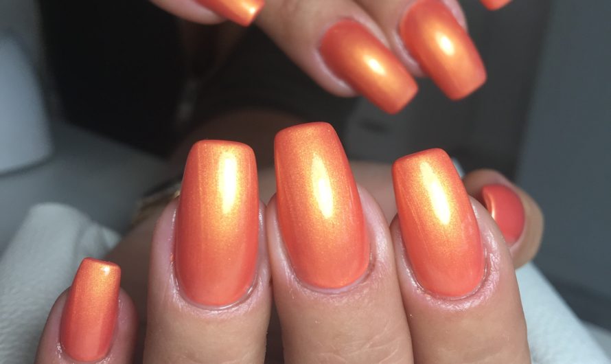MSE Beauty Farbgel 784 – oranges Effektgel