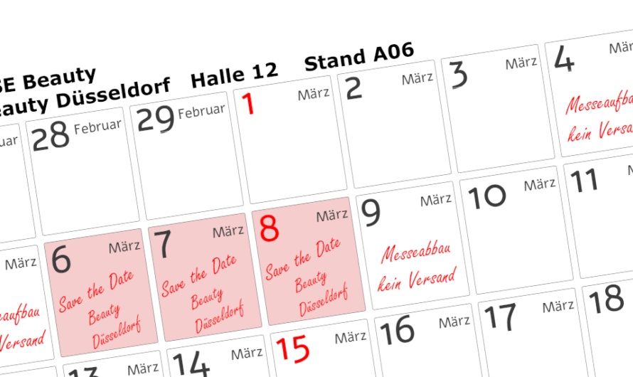 Beauty Düsseldorf: MSE findest Du in Halle 12 Stand A06