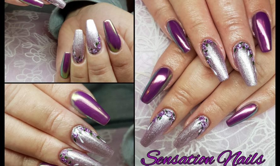 Schlicht ist das nicht :-) Metallic Rosa mit einem kräftigem Rotviolett