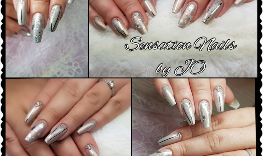 Fullcover mit Nail Art Stripes