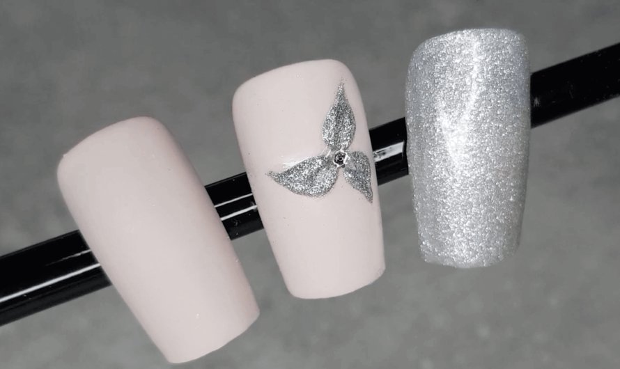 Einfache 3D Blume Acryl mit MSE-Beauty