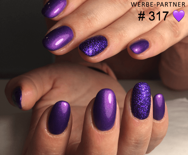 Leuchtendes Violett mit Pinkschimmer #317