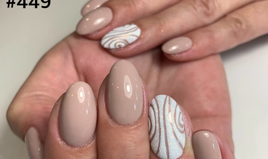 Beige mit blausilber Perlglanz