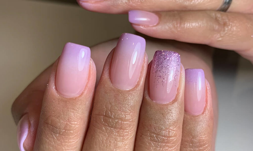 Ombré in Tupftechnik