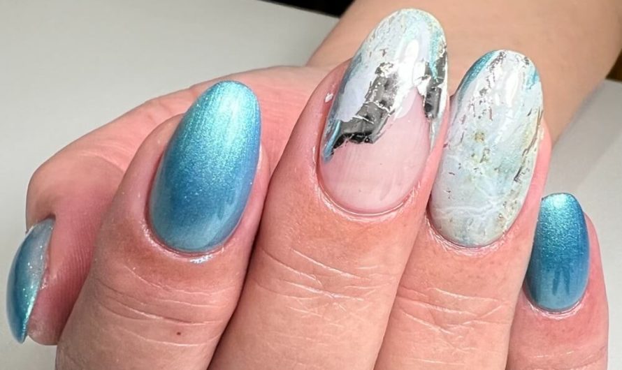 Marmordesign mit den Farben #444 #739