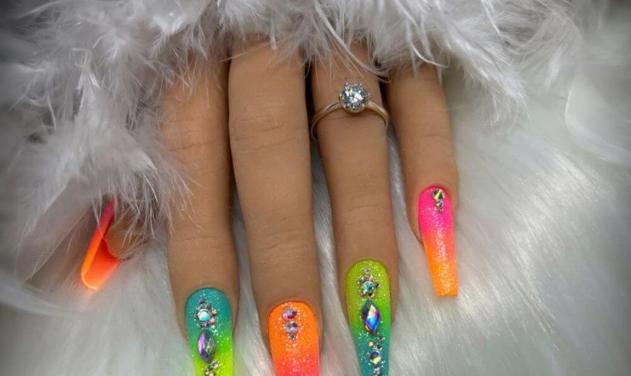Color Gel Neon Nails
