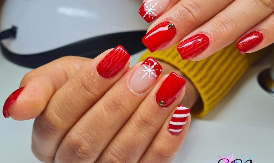 Weihnachtsrote Nails
